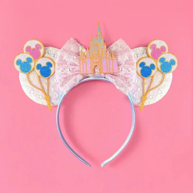 Disney Halloween Ear Headbands For Adults Kids Cosplay Bat Skeleton Maleficent Hairband Girls Ghost Women Party Hair Accessories