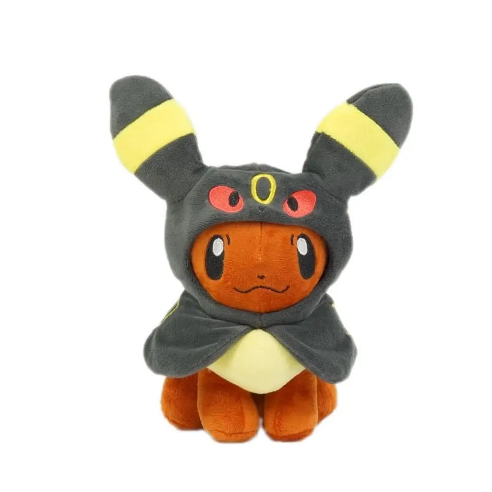 Pokemon 8" Eevee Poncho Umbreon Espeon Jolteon Vaporeon Sylveon Flareon Plush Doll Stuffed Toys