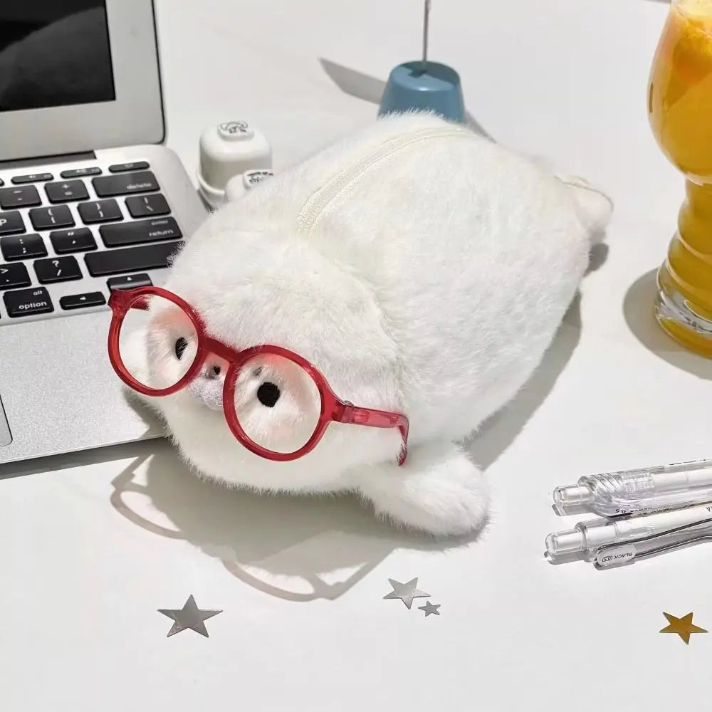 Funny Seal Pencil Case Large Capacity High Aesthetic Value Pen Bag Storage Bag Pen Pouch Gift