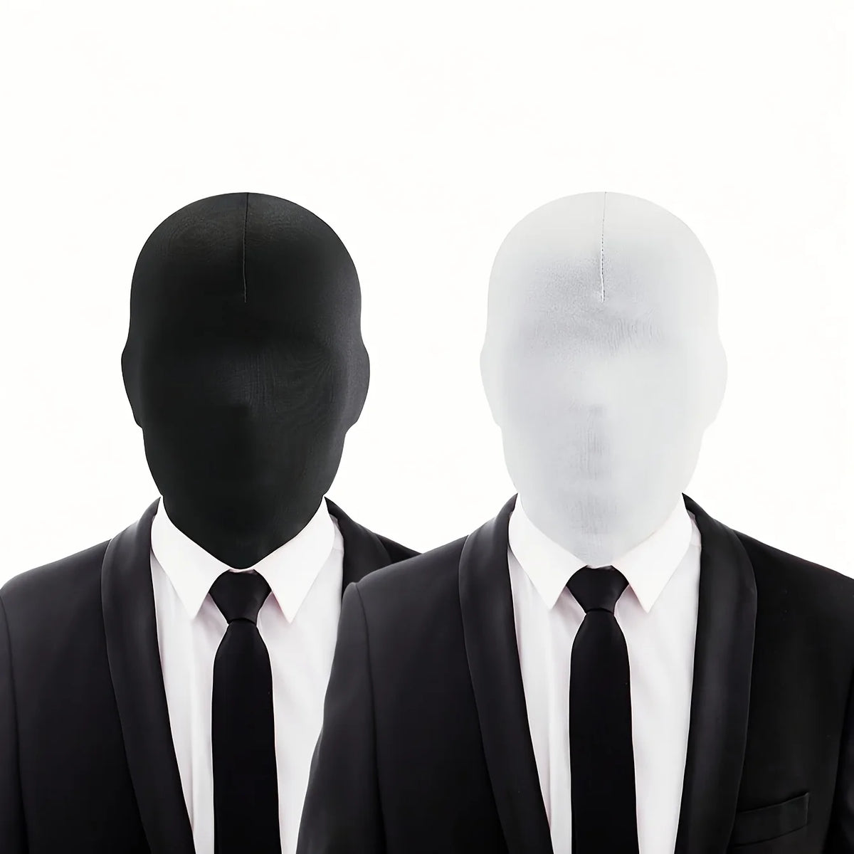 Unisex full face spandex mask, Halloween mask costume character dark cosplay masquerade party social phobia privacy protection
