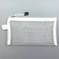 Transparent Mesh Pencil Case Large Capacity Storage Bag Nylon Zip Pencil Bag Office School Supplies office supplies