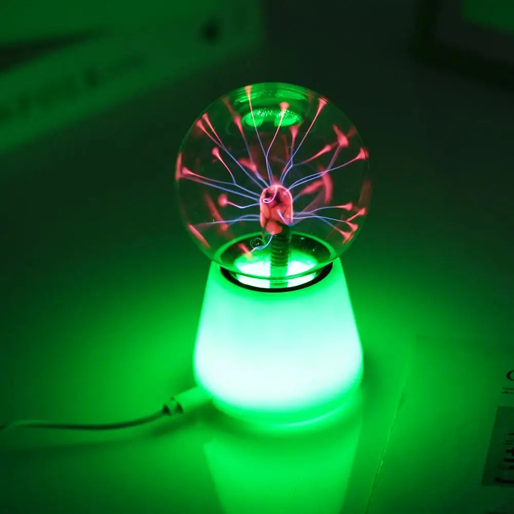 Plasma Ball Science Toy for Kids Touch Sensitive Plasma Globe Decorative Lamp Novelty Toy Halloween Christmas New Years