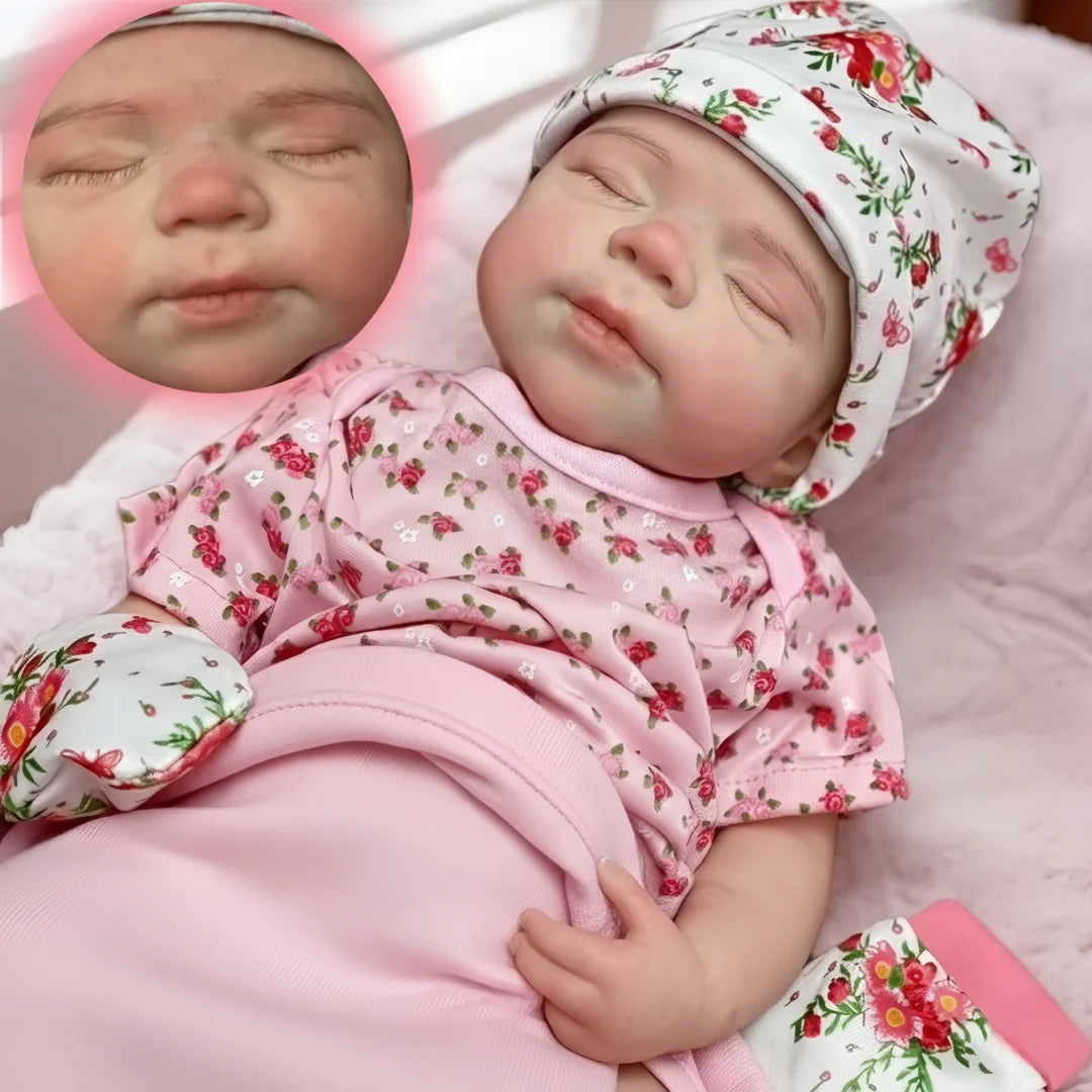 Open Mouth & Washable18Inch Pascale Whole Body Solid Silicone Bebe Reborn  Doll 3D Paint & Unpaint Skin Lifelike Newborn Dol
