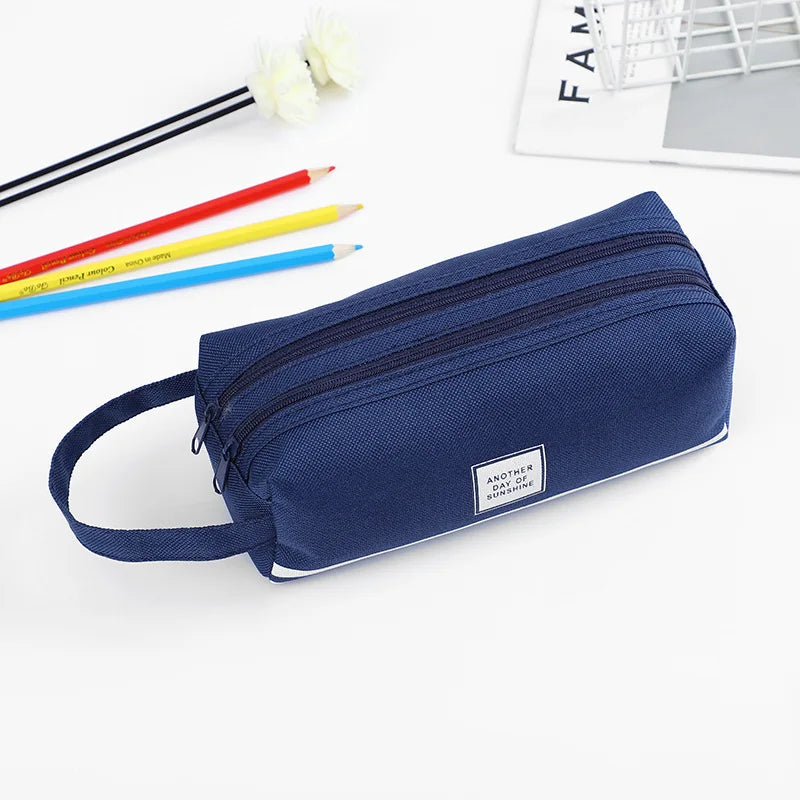 Large Capacity Pencil Case Kawaii Stationery Organizer School Office Supplies Back To School Pencil boxes for girls boy