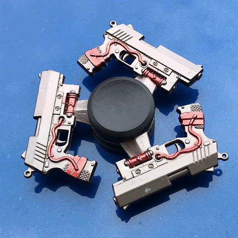 PUBG AWM M4A1 Hand Spinner Gun Zinc Alloy Metal Fidget Spinner King of Glory Series Spinner for Adult Stress Relief Toys