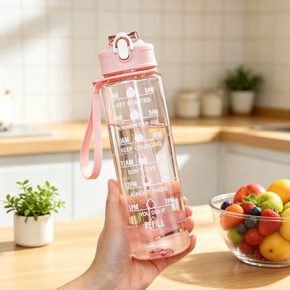 750ml Dinosaur Water Bottle For Kids Water Sippy Cup With Silicone Straw Leakproof Plastic Water Bottles Summer Kids Water Cup