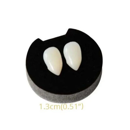 1-4Pcs Halloween Vampire Dentures Prop Halloween party Costume DIY Cosplay Props Decoration False Teeth With Dental Gum