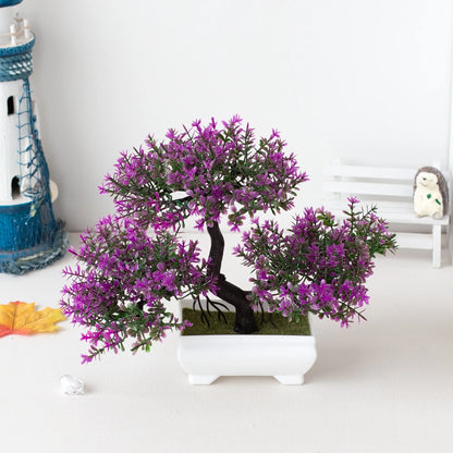 A Set of Artificial Bonsai Trees, Plants, New Homes, Decorations for Christmas, Halloween, Easter, Hanukkah, and Thanksgiving