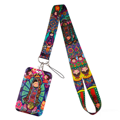 Cute Anime Lanyards For Key Neck Strap Lanyards ID Badge Holder Keychain Key Holder Hang Rope Keyrings Accessories Gifts