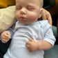 19 Inch Realistic Finished Bebe Reborn Silicone Vinyl Cloth Body Doll LouLou Handmade Toy For Girls Christmas Gift