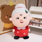 23cm Christmas Tree Doll Gingerbread Man Snow Man Soft Plush Toy Deer Stuffed Animal Props For Holiday Decoration