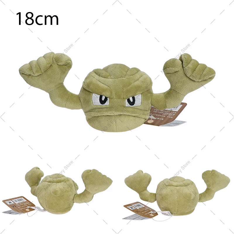 Cartoon Pokemon Plush Doll Cubone Riolu Geodude Aerodactyl Yveltal Rattata Duskull Stuffed Peluche Anime Birthday Xmas Gifts