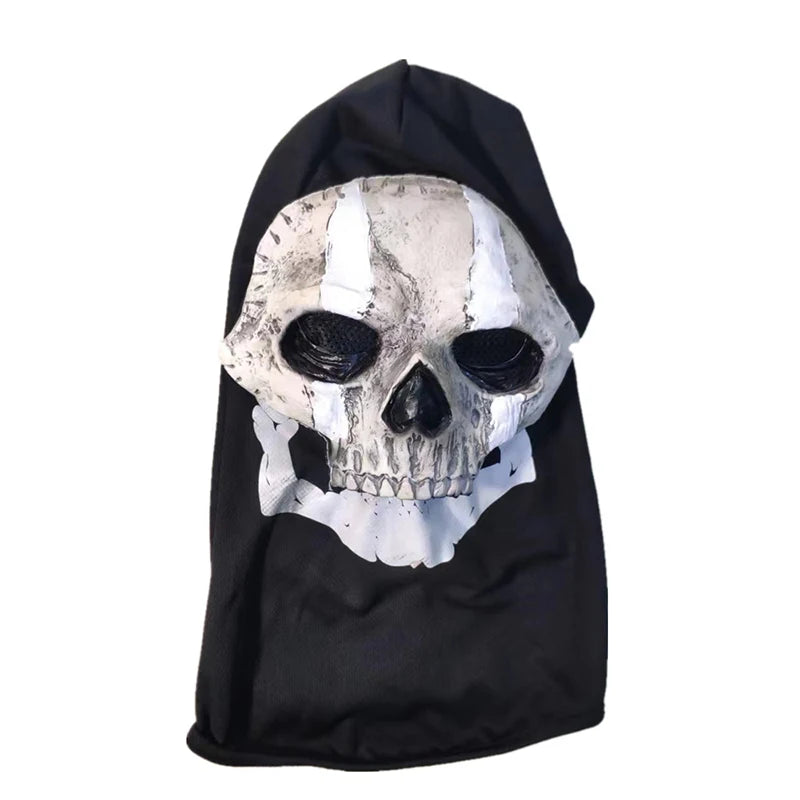 Halloween Horror Ghost Skull Latex Mask Games Unisex Character Headgear Helmet Cosplay Perform Dance Dress Up Masquerade Props