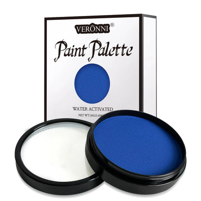 30G Water Monochromatic Face Body Painting Palette Halloween Festive Washable Face and Body Paint Makeup Costume Body Partie