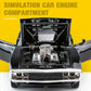 1:32 Simulation 1970 Dodge Charger Alloy Sports Car Model Pull Back Luxury Car Toy Gift Ornaments