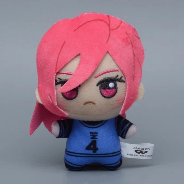 Mini BLUE LOCK Plush Stuffed Doll Seishiro Nagi Isagi Yoichi Chigiri Bachira Meguru Doll Pendant Keychain Toy For Gifton Birthda