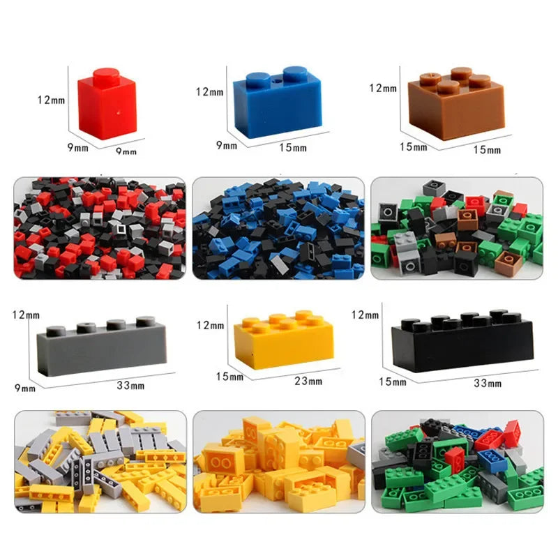 DIY creative building blocks big set city classic building blocks assemble birthday gift children's educational toys