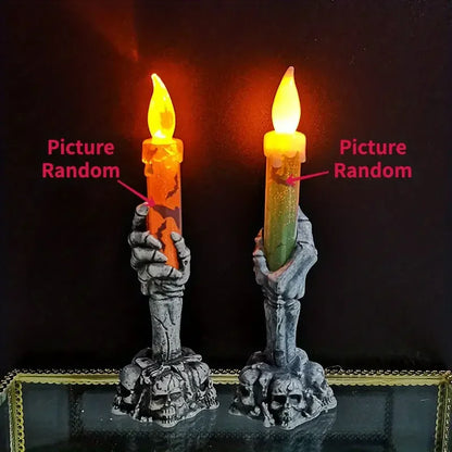 Halloween Led Candles Skeleton Ghost Hands LED Light Happy Halloween Party Home Decoration Supplies Haunted House Horror Props