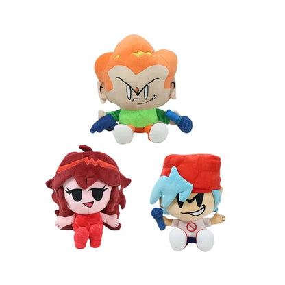 2025 Hot In Stock Fnf Friday Night Girlfriend Boyfriend Nene Pico Darnell Plush Doll Cotton Anime Toy Halloween Christmas Gift