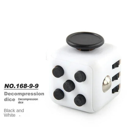 Solid Color Fidget Decompression Dice for Release Stress Autism Anxiety Relieve Adult Kids Stress Relief Anti-Stress Fingertip