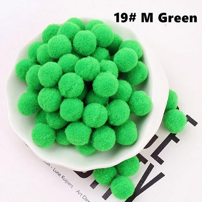 Mini Fluffy Soft Pom Poms Pompoms Ball,Handmade Craft Toys,Wedding Christmas Decor,DIY Sewing Supplies,8mm,10mm,15mm,20mm,30mm