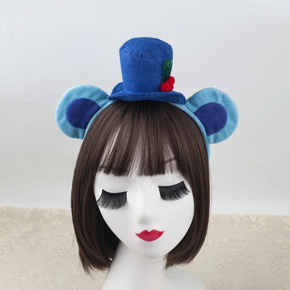 Cute Bear Ears Headband Halloween HairBand Animal Costume Children Adult Party Accessories for Halloween Cosplay