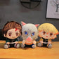 @20cm Hot Japan  Slayer Plush Dolls Lovely Anime Kimetsu No Yaiba Kamado Tanjirou Nezuko Zenitsu Kyoujurou Toys Kids Gifts