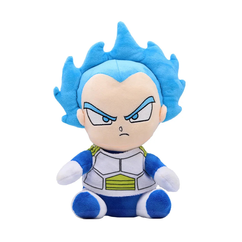 20cm Dragon Ball Japan Anime Plush Toys Super Saiyan Goku Vegeta Picollo Trunks Gohan Cartoon Figure Stuffed Dolls Child Gifts