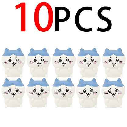 Cute Chikawa Kawaii Bedroom Desktop Decoration Hachiware Usagi Cartoon Vinyl Doll Night Light Luminous Toy Surprise Girl Gifts