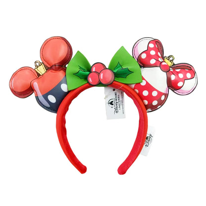 New Halloween Mickey Minnie Mouse Ears Headband Holiday Party Cosplay Hairband EARS COSTUME Plush Adult/Kids Headband Gift