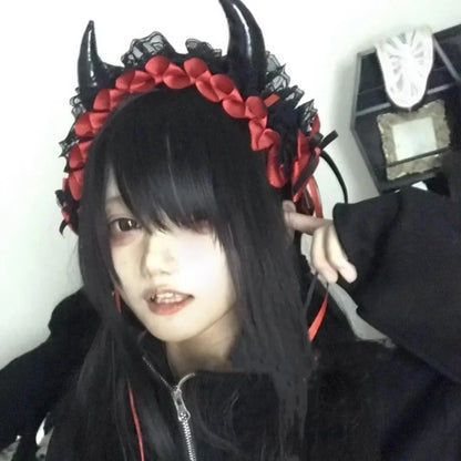Halloween Ears Headband Kids Cosplay Bat Hair Band Girl Hair Accessories For Women Festival Party Hairband