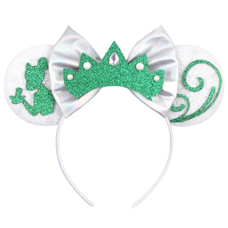2023 Mouse Ears Headband For Kids Adult Halloween Spider Sequins Bow Hairband Festival Party Cospaly DIY Hair Accessories
