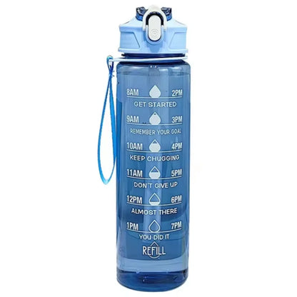 750ML Large Capacity Sports Water Bottle Leak Proof Colorful Plastic Cup Drinking Outdoor Travel Portable Gym Fitness Jugs