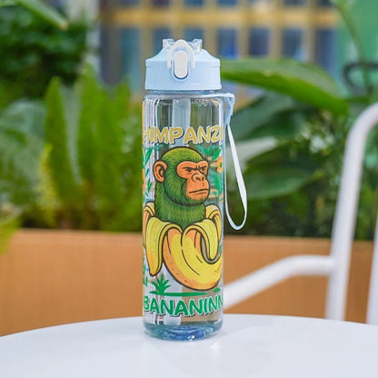 750ML Italian Brainrot Water Bottle Outdoor Drinking Cartoon Sports Cups Tung Tung Tung Sahur Tralalero Tralala Christmas Gifts