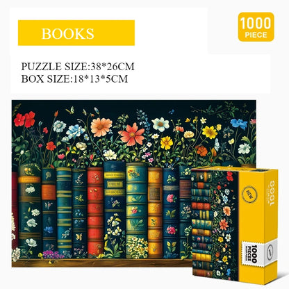 Micro Puzzle Puzzle 1000 Pieces Mini Landscape World Famous Painting Paper Decompression Healing Creative Educational Toy Puzzle