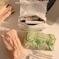 1pcs Creative Korea Style Bow Pencil Case Large Capacity Multi-layer Storage Drawstring Pencil Bags Office Supplies Storage Bag