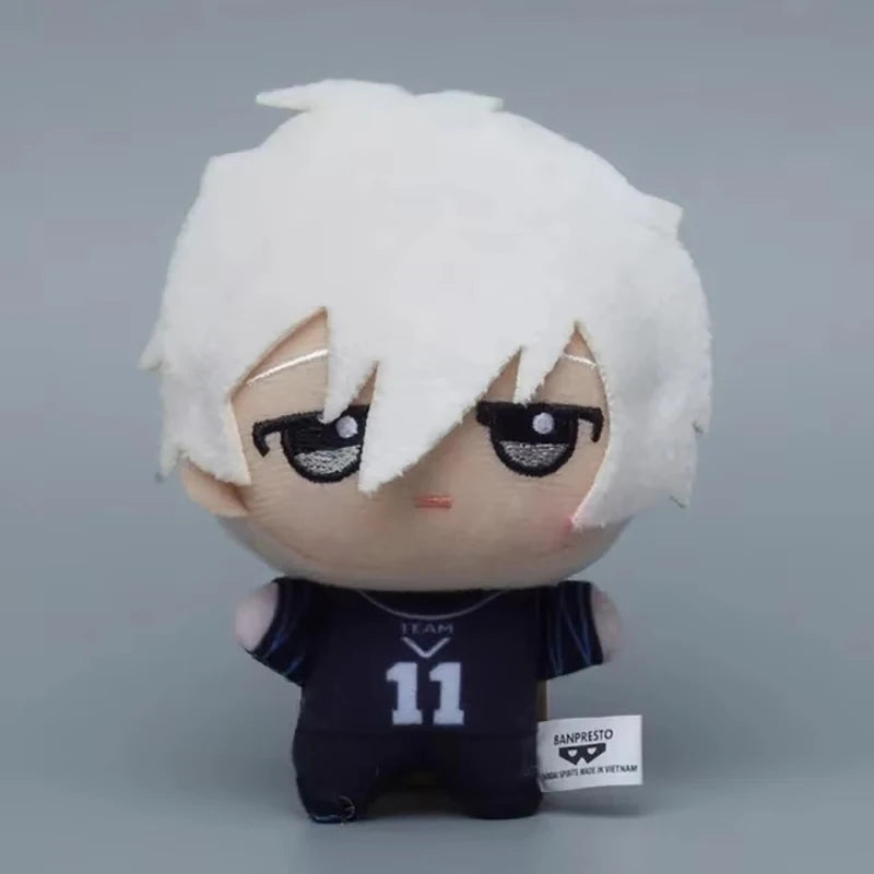 10cm Blue Lock Plush Toy Keychain Seishiro Nagi Isagi Yoichi Chigiri Bachira Meguru Charm Anime Peripheral Cute Stuffed Doll Bi