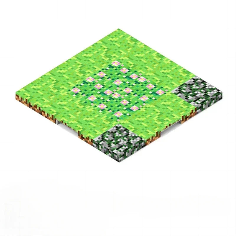 Magnetic Base Plate Variety Baseplates Match Mine World Magnetic Building Blocks Toys for Boys and Girls 3+ DIY Children Toy