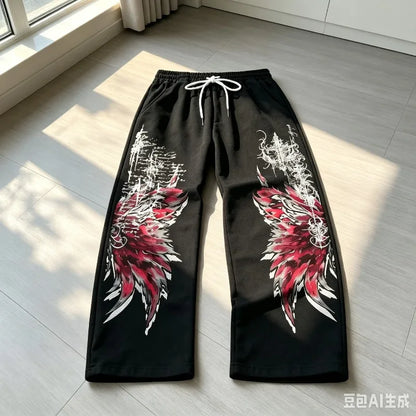 2026 Gothic Punk Vintage Fashionable Breathable Quick Drying Pants Sports and Fitness Pants 3D Printed Sportswear Adult Kids