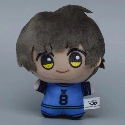 10cm Blue Lock Plush Toy Keychain Seishiro Nagi Isagi Yoichi Chigiri Bachira Meguru Charm Anime Peripheral Cute Stuffed Doll Bi