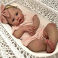 NPK 18inch Reborn Baby Doll Meadow Soft Body 100% handmade 3D Skin with Visbile Veins Collectible Art Doll Christmas Gift