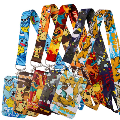 Japanese Anime Monsters Neck Strap Lanyard for Keys Keychain Badge Holder ID Credit Card Pass Mobile Phone Charm Accessories