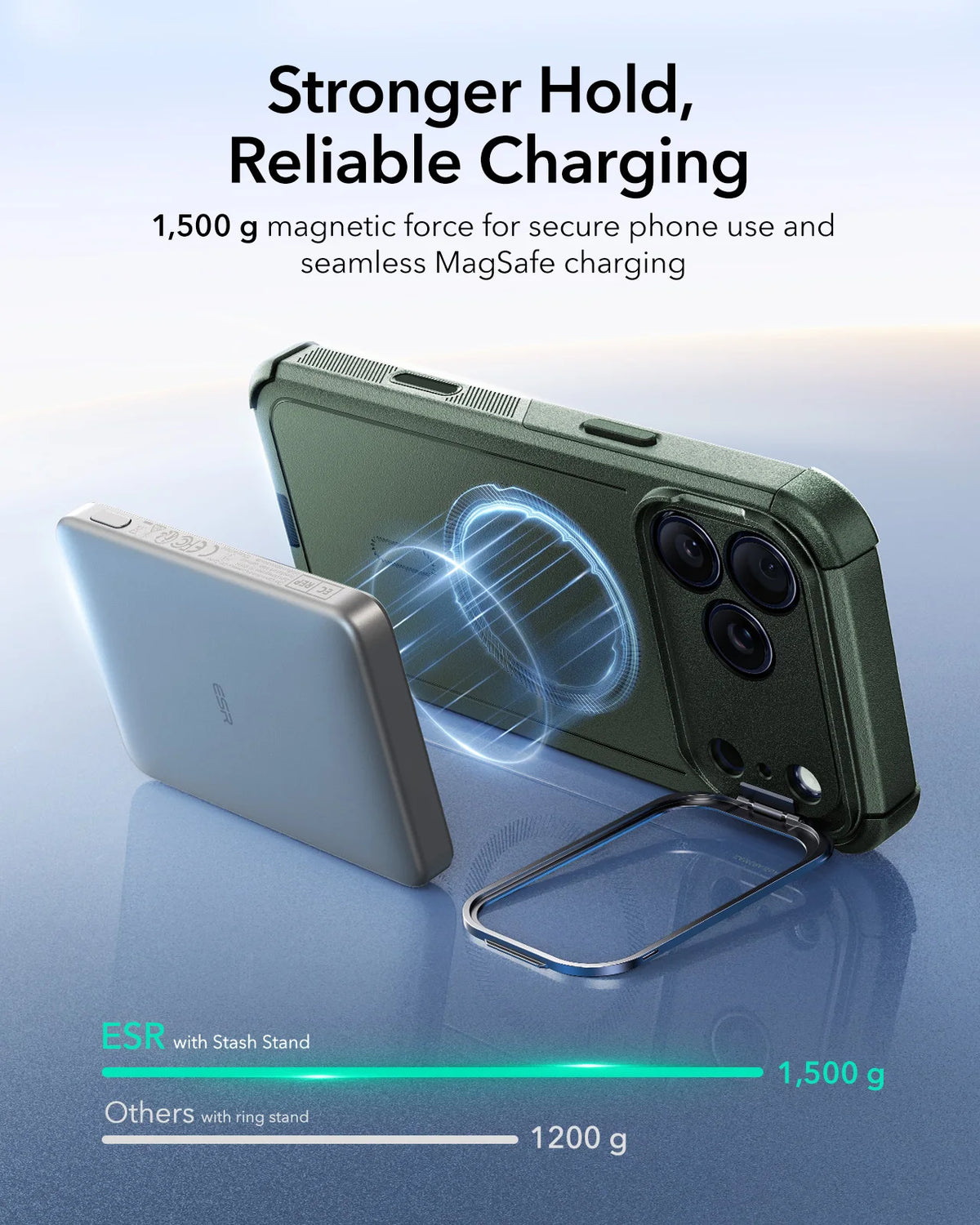 ESR for iPhone 18 Pro Max&17 Pro Max Magnetic Phone Case with Stand 7X Military-Grade Drop Protection for iPhone 17 Pro&18 Pro