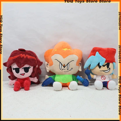 2025 Hot In Stock Fnf Friday Night Girlfriend Boyfriend Nene Pico Darnell Plush Doll Cotton Anime Toy Halloween Christmas Gift