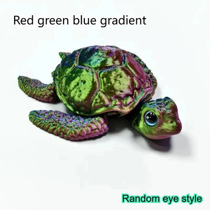 3D Printed Turtle Ornament, Home Decor Ornament Collection Hobby Halloween and Christmas Decoration, Home Decor