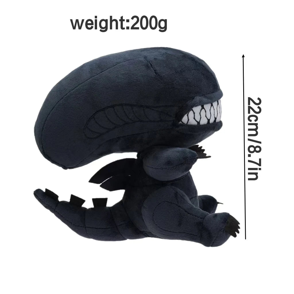 Cute Alien Xenomorph Plush Toy Soft Stuffed Animal Doll Plushie Throw Pillows Special Gift for Kids Kawaii Room Decoration Toy