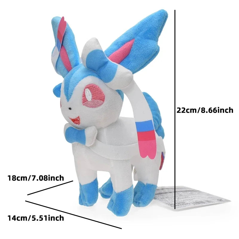 Leafeon Vaporeon Glaceon Sylveon Espeon Umbreon Vaporeon Sylveon Plush Toy Stuffed Animal Collectible Soft Plushies Cartoon Doll