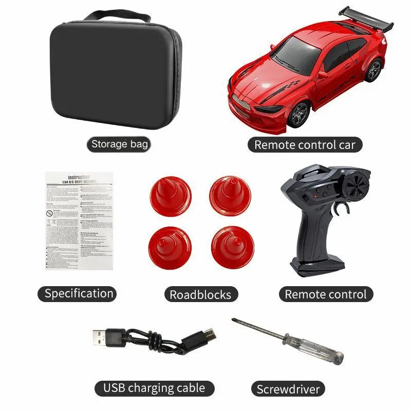 2026 New Kf20 1:64 Drift Rc Car Four-wheel Remote-Controlled Racing Car Full Proportions Desk Competition Toy Boys Ideal Gifts.