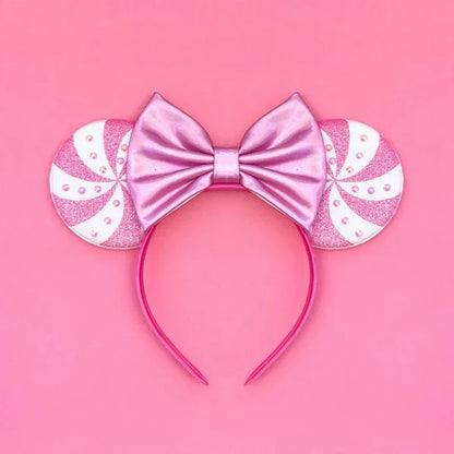 Disney Halloween Ear Headbands For Adults Kids Cosplay Bat Skeleton Maleficent Hairband Girls Ghost Women Party Hair Accessories