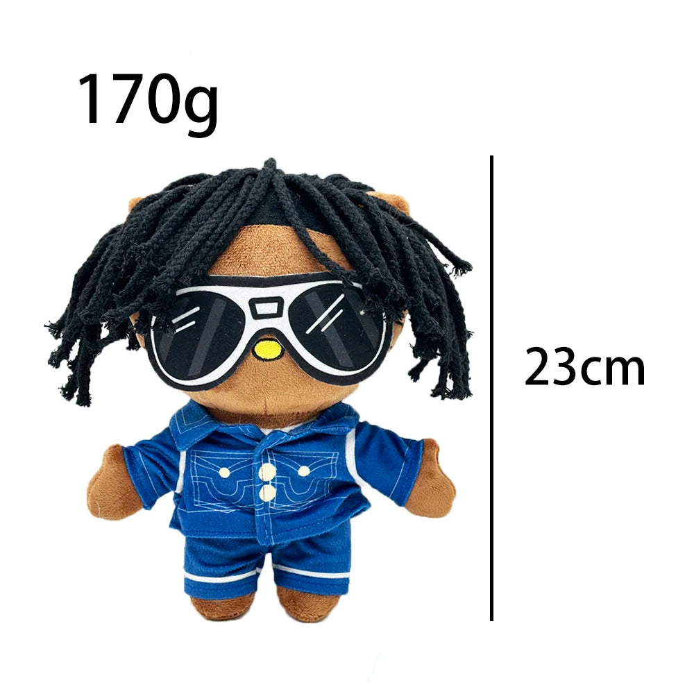 Multiple Styles Cute Cat Eminem XXXTentacion Frank Ocean Plush Toy Doll with Clothes Stuffed Soft Plush Toys Fans Collect Gift